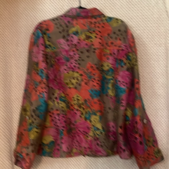Ruby Rd. Multicolor Floral Blouse - Picture 3 of 6